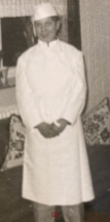 1966 - Werner Tigges als 13-jähriger in Konditor-Arbeitskleidung.